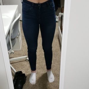 Dark wash American eagle Jean's